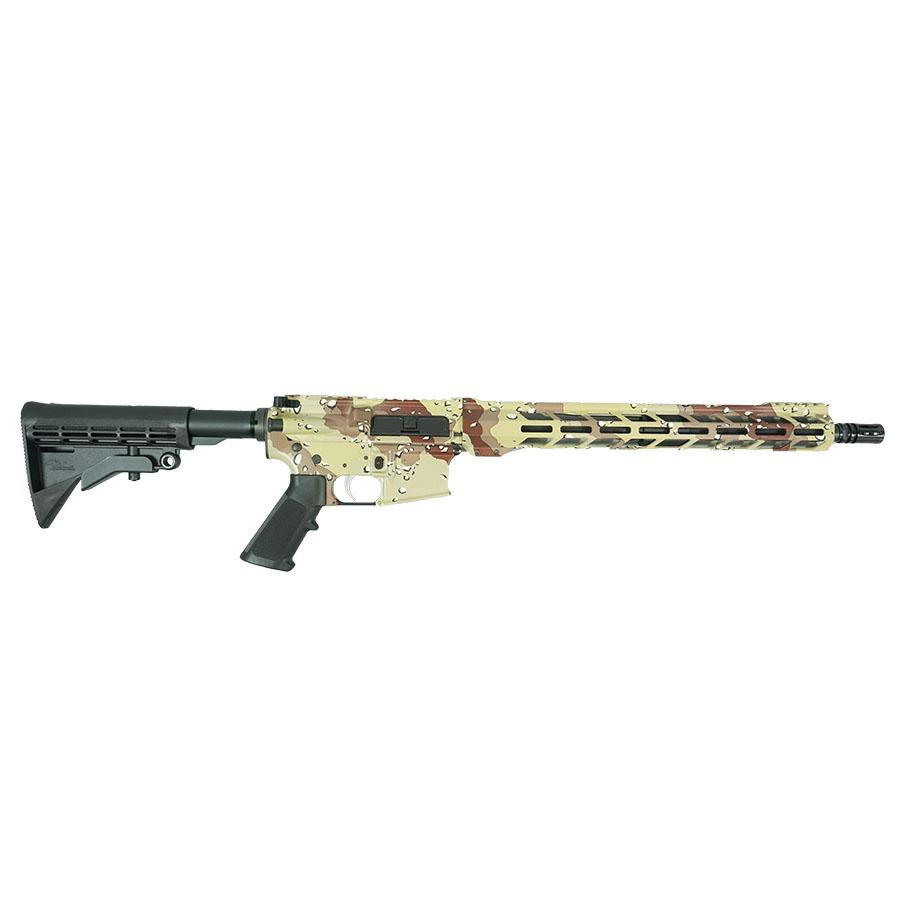 Image of Anderson Chocolate Chip Camo AM 15 Utility Rifle 5.56mm 30rd Magazine 16" Barrel 15" MLOK Handguard    