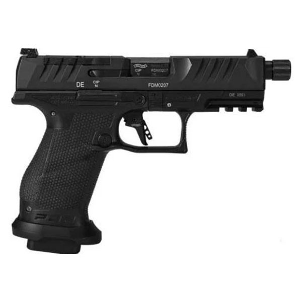 Image of Walther Arms PDP Compact Pro SD 9mm, 4.60" Threaded Barrel, 15+1 - Black [MPN:2844176]