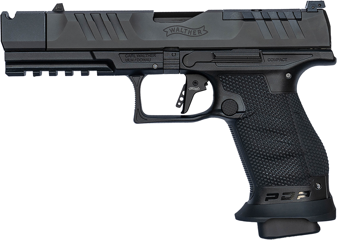Image of Walther Pdp Pro x Ppm Compact 9mm 4.6" 10 shot Black Frame