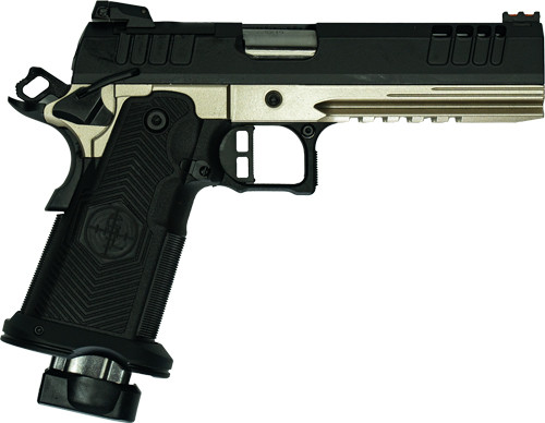 Image of Glfa 1911ds Synergy 9mm 5" 20 Shot Blk Slide Platinum Frame    
