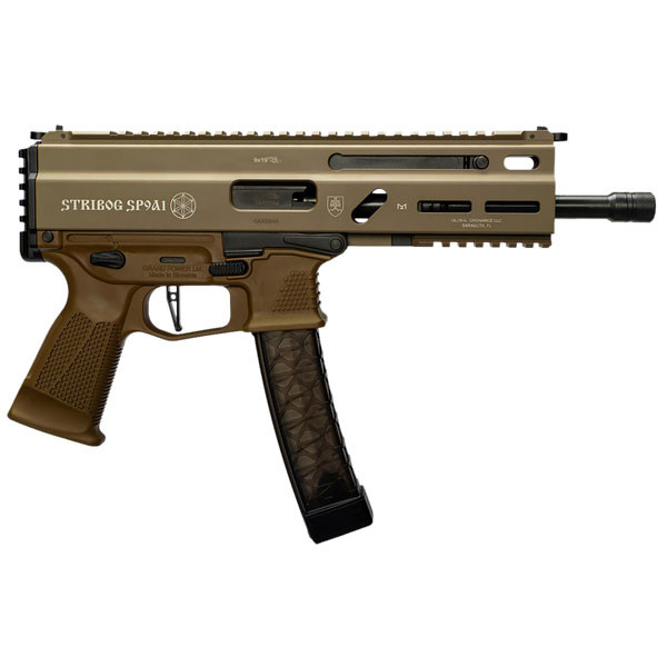 Image of Grand Power Stribog SP9A1 9mm, 8" barrel, 30+1 rnd - Flat Dark Earth [MPN:197892004763] 