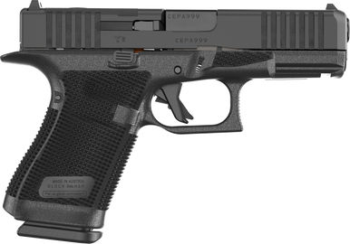 Glock G19 Gen6 9mm, 4.02" barrel, 10+1 rnd, Optic Ready, Serrated Slide - Black [MPN: P61950201]