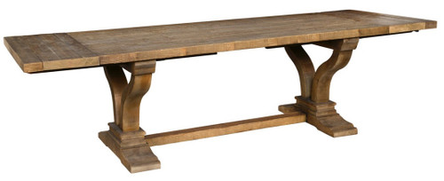110" Extension Trestle Dining Table
