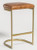Leather & Brass Counter Stool