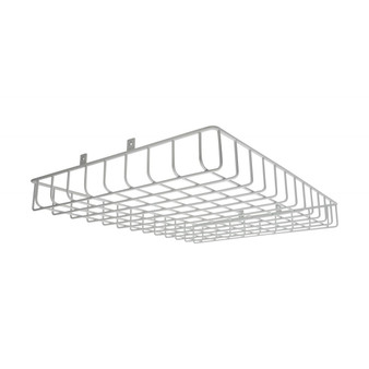 Wire Guard for 4 ft. High Bay Fixtures - White Finish