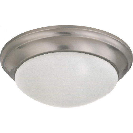 14" 24W 30K  Brushed Nickel twist and lock fixture, 62-788