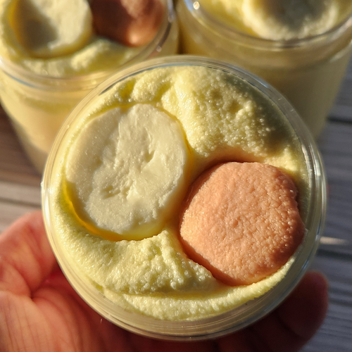 Banana Pudding Foaming Whipped Sugar Scrub