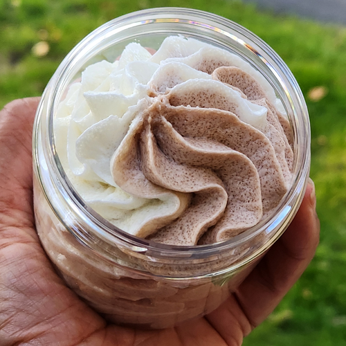 Cocoa Swirl Whipped Shea Sugar Scrub 