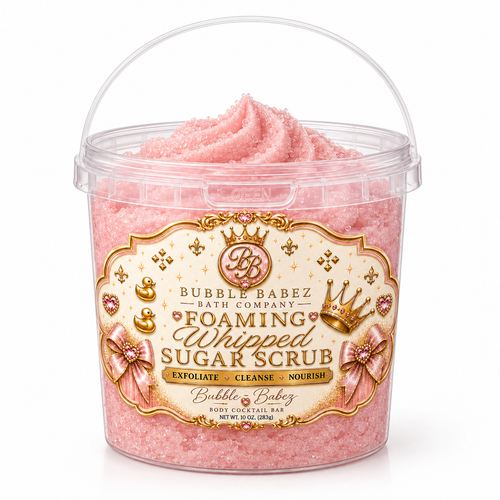 10 oz Foaming  Body Scrub Bucket
