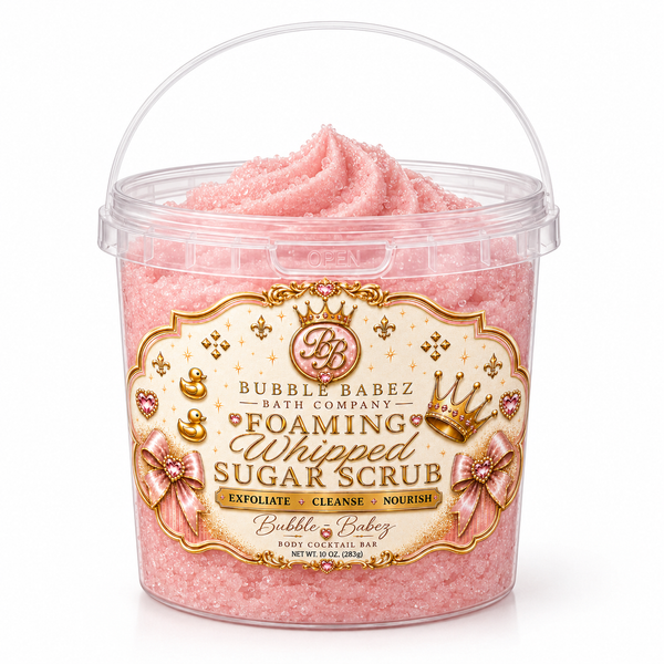 10 oz Foaming  Body Scrub Bucket