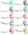 bandage scissors, scissors, surgical scissors, general scissors, stainless steel, plastic handle, colors scissors,