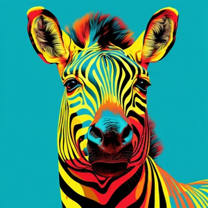 pop art zebra pop art zebra