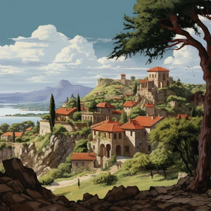 Mediterranean Town 13 Mediterranean Town 13