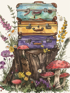 Luggage and Mushroom 7 Luggage and Mushroom 7