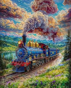 Blue Locomotive Blue Locomotive