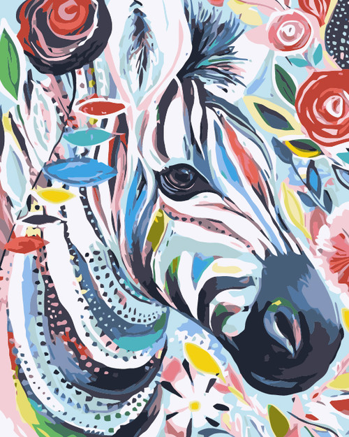 Flower Zebra Flower Zebra