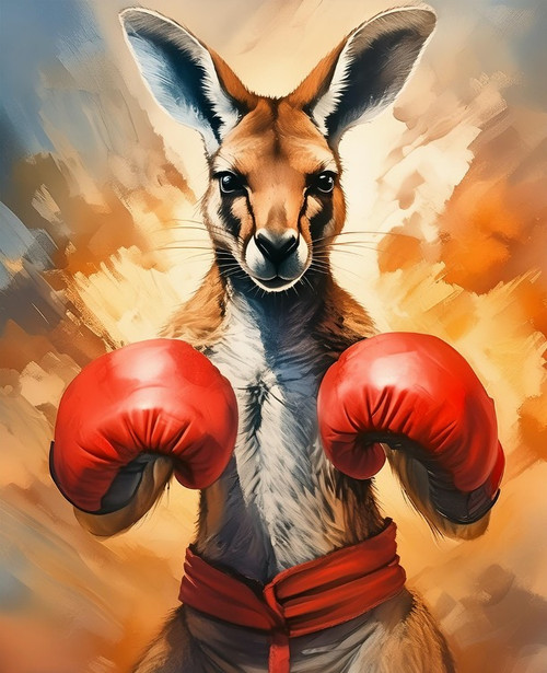 Fighting Kangaroo with Boxing Glove 4 Fighting Kangaroo with Boxing Glove 4