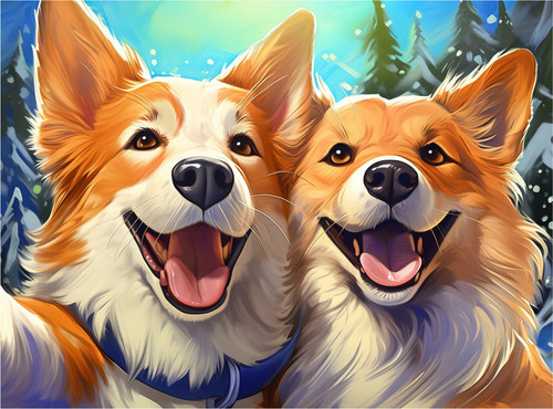 Corgi Selfie Corgi Selfie