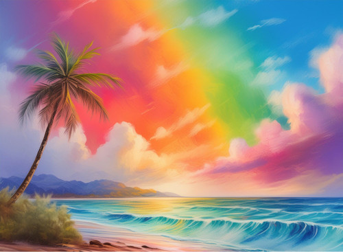 Rainbow and Waves Rainbow and Waves