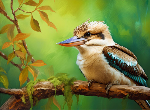 Blue Wing Kookaburra Blue Wing Kookaburra