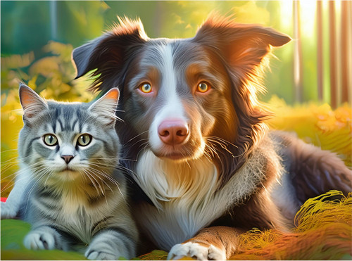Border Collie and Buddy Border Collie and Buddy