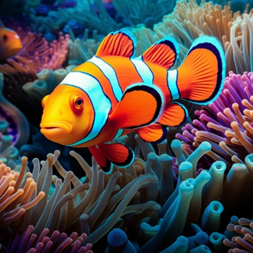 pop art clown fish pop art clown fish
