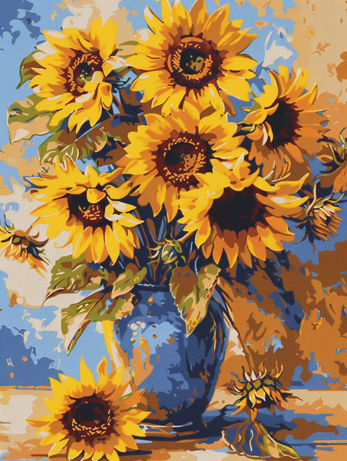 Pot of Sunflowers Pot of Sunflowers