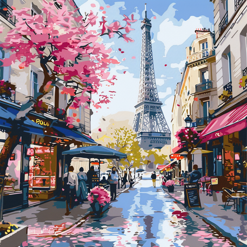 Street in Paris Street in Paris