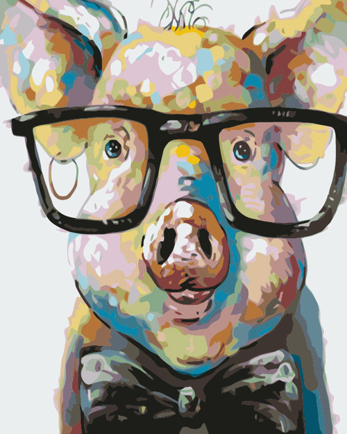 Pig with Glasses Pig with Glasses