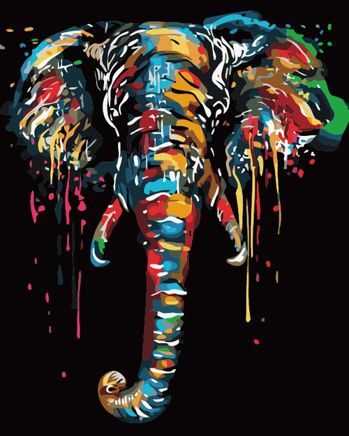 Colourful Elephant Trunk Colourful Elephant Trunk