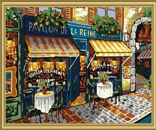 Painting by Numbers Kit - 40x50cm - Pavlion de la Reine Painting by Numbers Kit - 40x50cm - Pavlion de la Reine