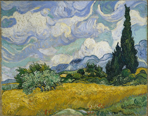 Wheat Field with Cypresses Wheat Field with Cypresses