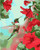 Hummingbird and Red Flowers Paint by Numbers Hummingbird and Red Flowers Paint by Numbers