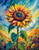 Sunflower in Spring - Made to Order Paint by Numbers Sunflower in Spring - Made to Order Paint by Numbers