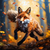 Running Fox - Made to Order Paint by Numbers Running Fox - Made to Order Paint by Numbers