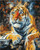 colourful tiger colourful tiger