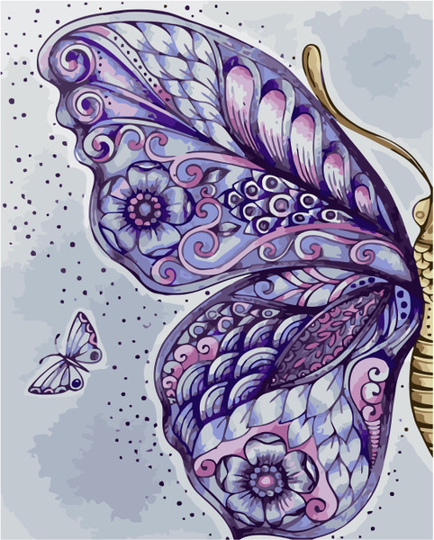 Butterfly Wing Paint by Numbers Butterfly Wing Paint by Numbers
