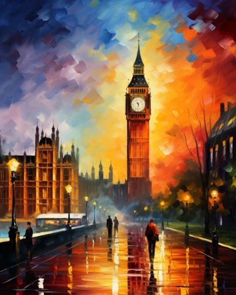 Evening Walk in London Evening Walk in London