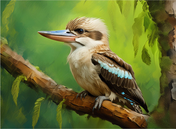 Blue Wing Kookaburra Blue Wing Kookaburra