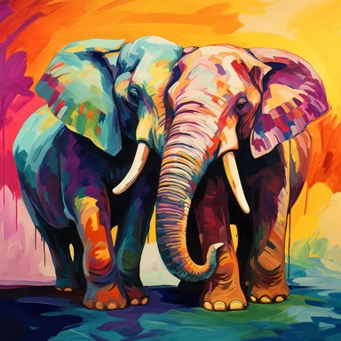 abstract animal style