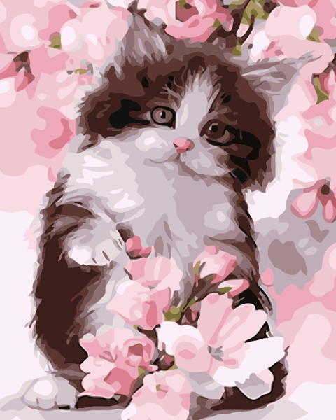 Cat and Blossom