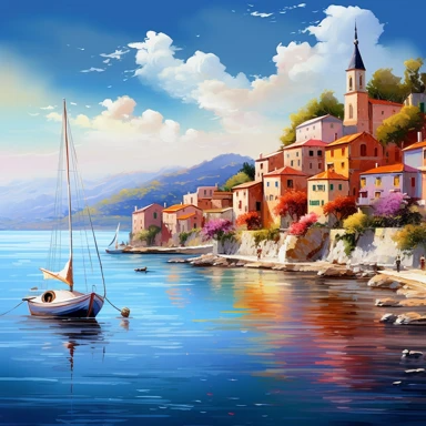 Mediterranean Town 9