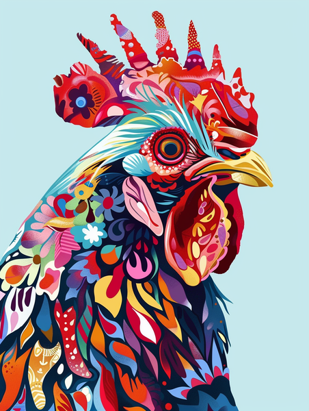 Flower Rooster Flower Rooster