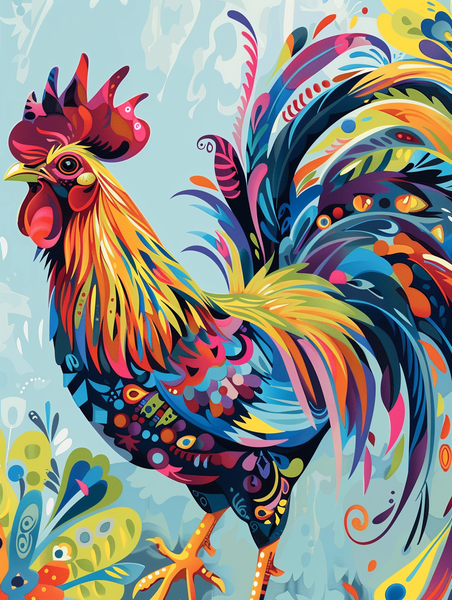 Flower Rooster 4 Flower Rooster 4