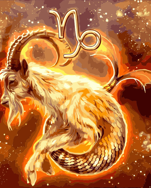 Capricorn Paint by Numbers Capricorn Paint by Numbers