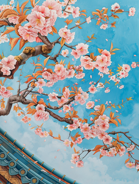 Blossoming Cherry Tree Blossoming Cherry Tree