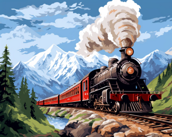 Locomotive on Track Locomotive on Track