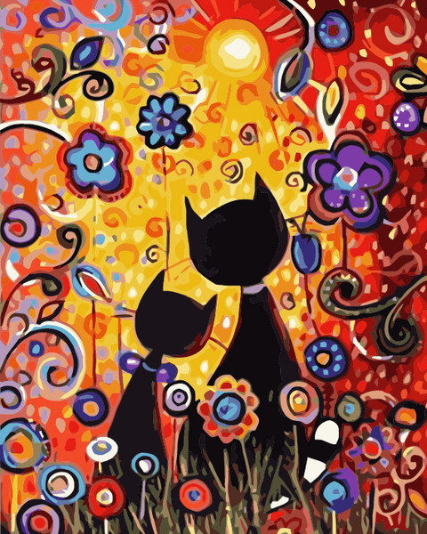 Artistic Cat 2 Paint by Numbers Artistic Cat 2 Paint by Numbers