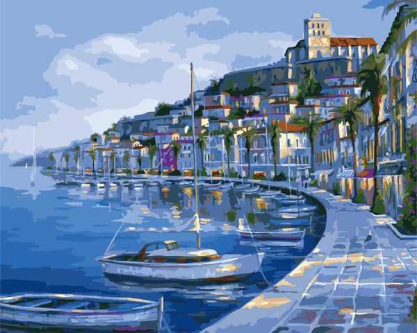 Evening Blue Evening Blue