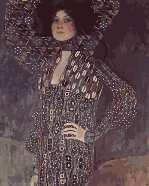 Portrait of Emilie Floge by Klimt Portrait of Emilie Floge by Klimt